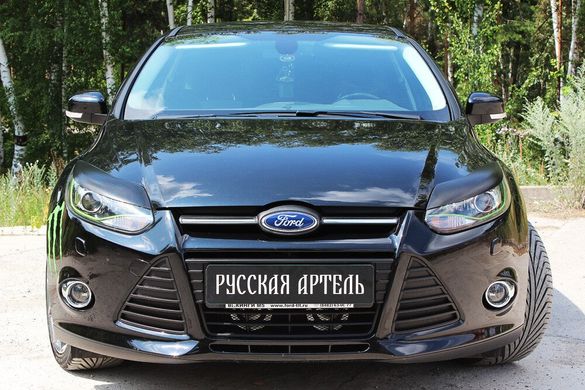 Реснички на фары Ford Focus III 2011+ г.в. Форд Фокус 3