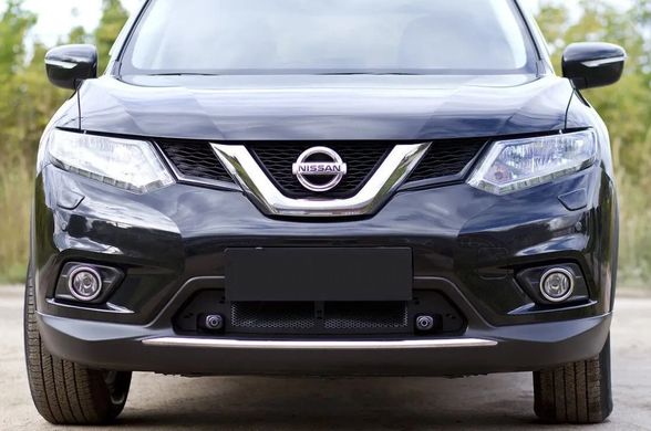 Захисна сітка решітки переднього бампера Nissan X-trail 2015-2018 р.в.