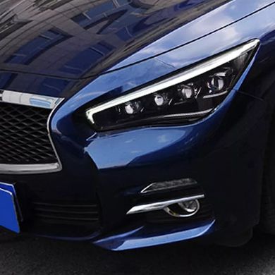 Передние полные лед тюнинг фары Infiniti Q50 2013+ г.в., Внешний Тюнинг, Infiniti, Альтернативная оптика, Q50, Новое, На штатные места, Q50 (V37) 2013-