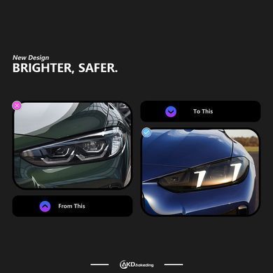 Передні лед фари BMW 4-серії 2019-2023 р.в. G22 G23 G82 M4