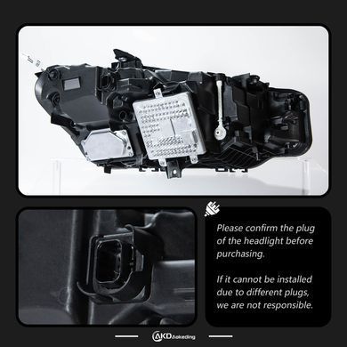 Передні тюнінг лед фари BMW G20 LCI 2023-2024 р.в. БМВ Г20, BMW, 3-Series, Новое, На штатные места