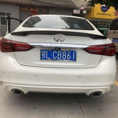 Спойлер багажника ( лип спойлер, сабля ) Infiniti Q50 2013+ г.в. ABS пластик, Черный, Infiniti, Требуется, ABS-пластик, Q50, Новое, На штатные места, Q50 (V37) 2013-