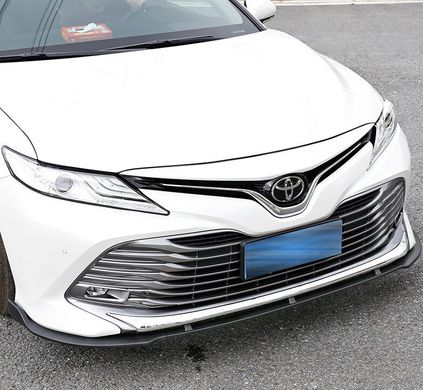 Спойлер переднього бампера (спліттер) Toyota Camry 2018+ р.в. Тойота Камрі