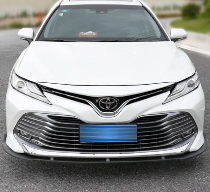 Спойлер переднього бампера (спліттер) Toyota Camry 2018+ р.в. Тойота Камрі