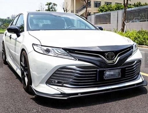 Спойлер переднього бампера (спліттер) Toyota Camry 2018+ р.в. Тойота Камрі