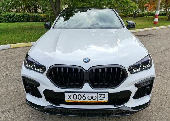 Крышки на зеркала X5 G05 \ X6 G06 \ X7 G07 карбон, Черный, BMW, Декоративные накладки, Не требуется, Карбон, X5, Новое, На штатные места