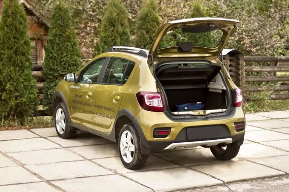 Защита заднего бампера Renault Sandero Stepway 2014-2022 г.в. Рено Сандеро Степвей