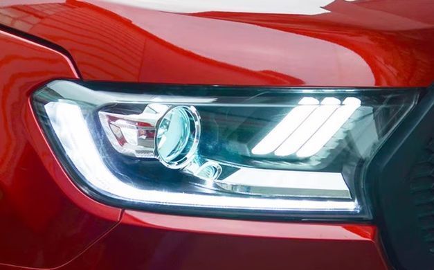 Передние тюнинг лед фары для Ford Ranger T6 \ Everest 2016-2021 г.в. Форд Ренджер \ Еверест, Ford, Альтернативная оптика, Ranger, Новое, На штатные места