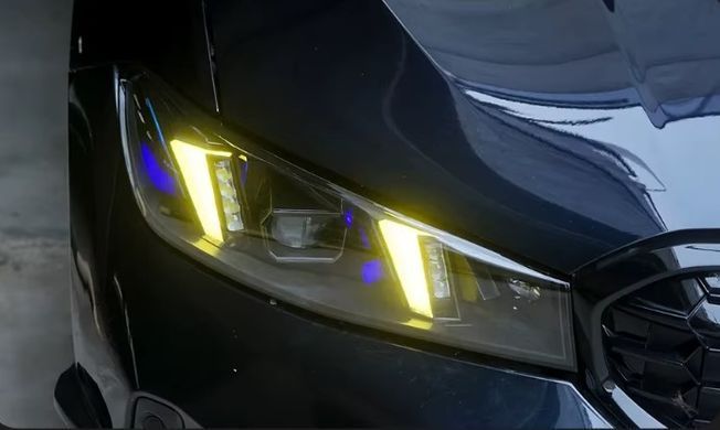 Передні тюнінг лед фари BMW G20 LCI 2023-2024 р.в. БМВ Г20, BMW, 3-Series, Новое, На штатные места