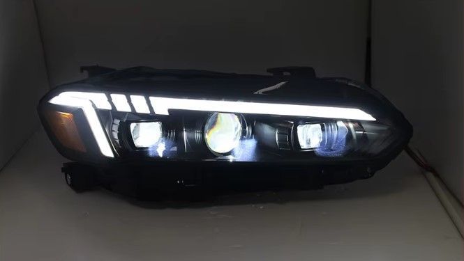Передние тюнинг лед фары Honda Civic 2022+ г.в. Хонда Цивик 11, Honda, Альтернативная оптика, Civic, Новое, На штатные места
