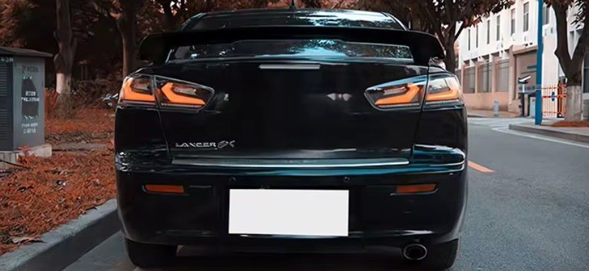Задние тюнинг лед фонари Mitsubishi Lancer X 2008+ г.в. Митсубиси Лансер Х, Mitsubishi, Альтернативная оптика, Lancer, Новое, На штатные места, LANCER Sedan (CY/Z_A) 2007-