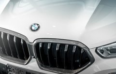 Решетка радиатора ноздри карбоновые BMW X6 G06, Черный, BMW, Решетка радиатора, Не требуется, Карбон, X6, Новое, На штатные места