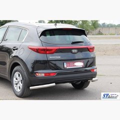 Защита заднего бампера уголки Kia Sportage 2016+ г.в.