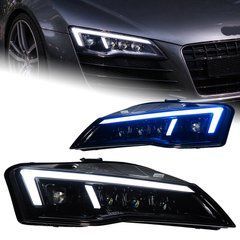 Передние тюнинг лед фары для Audi R8 2007-2014 г.в. Ауди Р8