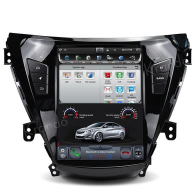 Автомагнитола в стиле Тесла Hyundai Elantra 2011-2013 г.в. с GPS навигацией