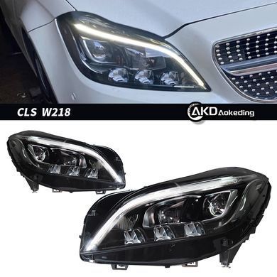 Передние лед фары для Mercedes-Benz CLS W218 2012-2017 г.в. Мерседес ЦЛС, Mercedes, Альтернативная оптика, CLS-class, Новое, На штатные места, CLS (C218) 2011-