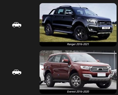 _Передние тюнинг лед фары для Ford Ranger T6 \ Everest 2016-2021 г.в. Форд Ренджер \ Еверест, Ford, Альтернативная оптика, Ranger, Новое, На штатные места