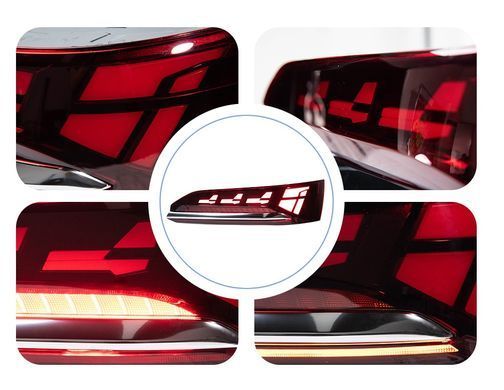 Задні тюнінг лед фонарі Audi Q7 2020-2024 р.в. Ауді Ку7, Audi, Альтернативная оптика, Q7, Новое, На штатные места, Q7 (4M) 2015-