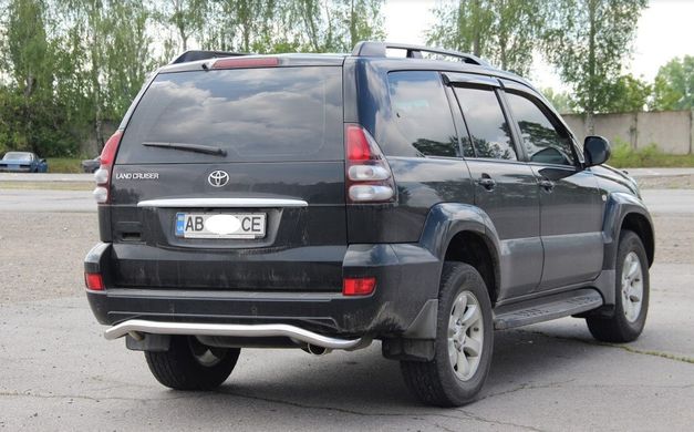 Защита заднего бампера Toyota Prado 120 2002-2009 г.в.