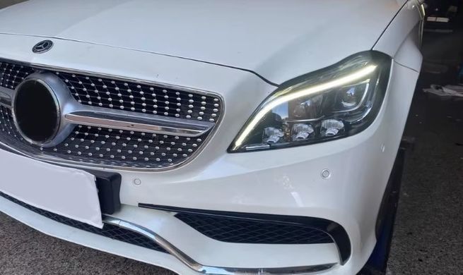 Передние лед фары для Mercedes-Benz CLS W218 2012-2017 г.в. Мерседес ЦЛС, Mercedes, Альтернативная оптика, CLS-class, Новое, На штатные места, CLS (C218) 2011-