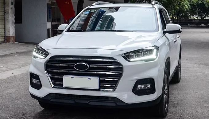 Передние тюнинг лед фары для Hyundai IX35 2009-2017 г.в. Хюндай 35, Hyundai, Альтернативная оптика, ix35, Новое, На штатные места
