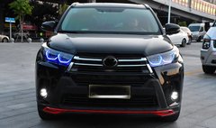 Тюнінг лед фари Toyota Highlander 2017+ г.в. стиль BMW