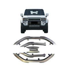 Накладки на арки для Toyota Prado LC250 2024 р.в. Тойота Прадо 250, серый, Toyota, Расширители арок, Не требуется, ABS-пластик, Prado, Новое, На штатные места