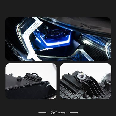 Передні тюнінг лед фари для BMW X6 G06 2018-2023 р.в. БМВ Х6 Г06, BMW, Альтернативная оптика, X6, Новое, На штатные места