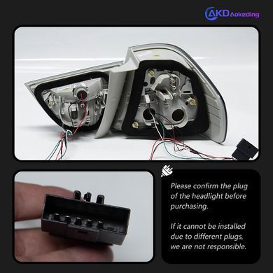 Задние лед фонари для BMW E90 2009-2012 г.в. БМВ Е90, Черный