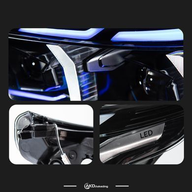 Передні тюнінг лед фари BMW 5-серії E60 2007-2010 р.в. Бмв е60, BMW, Альтернативная оптика, 5-Series, Новое, На штатные места, 5 (E60) 2003-2010