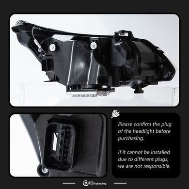 Передні тюнінг лед фари BMW 5-серії E60 2007-2010 р.в. Бмв е60, BMW, Альтернативная оптика, 5-Series, Новое, На штатные места, 5 (E60) 2003-2010