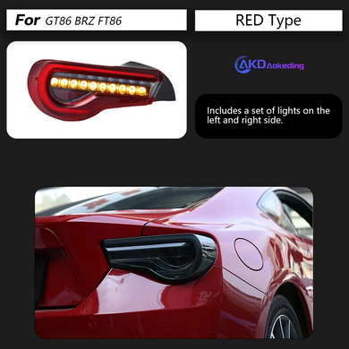 Задние тюнинг лед фонари для Toyota GT86 BRZ 2012-2018 г.в. Субару БРЗ, Toyota, Альтернативная оптика, Новое, На штатные места