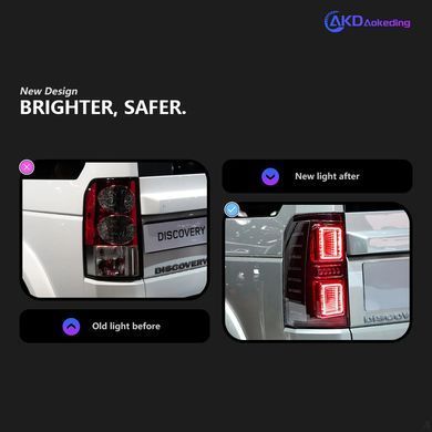Задние тюнинг лед фонари для Land Rover Discovery 3, 4  2004-2016 г.в. Дискавери