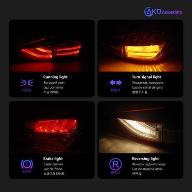 Задние тюнинг лед фонари Ford Kuga 2013-2016 г.в. Форд Куга, Ford, Альтернативная оптика, Kuga, Новое, На штатные места, Kuga (MA) 2013-