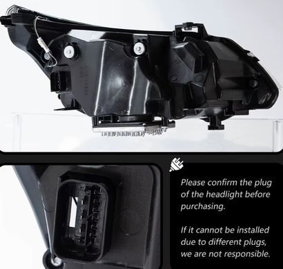 Передні тюнінг лед фари BMW 5-серії E60 2007-2010 р.в. Бмв е60, BMW, Альтернативная оптика, 5-Series, Новое, На штатные места, 5 (E60) 2003-2010