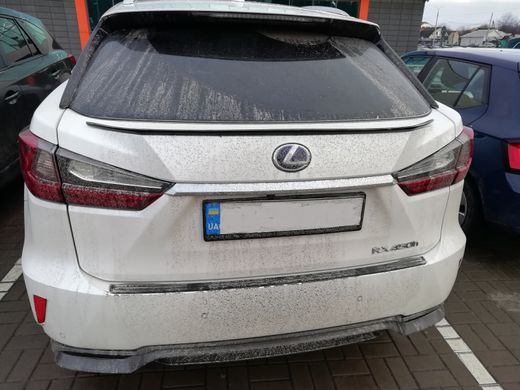 Спойлер на крышку багажника Lexus RX 2016+ г.в.