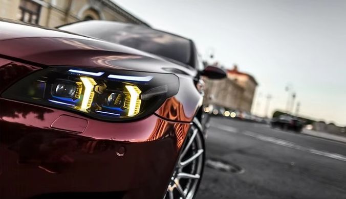 Передні тюнінг лед фари BMW 5-серії E60 2007-2010 р.в. Бмв е60, BMW, Альтернативная оптика, 5-Series, Новое, На штатные места, 5 (E60) 2003-2010