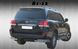 Защита заднего бампер двойные уголки Toyota Land Cruiser 200 2008+ г.в.