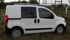 Продольные рейлинги с металической ножкой Fiat Fiorino