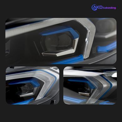 Передние тюнинг лед фары BMW G20 LCI 2023-2024 г.в. БМВ Г20, BMW, 3-Series, Новое, На штатные места