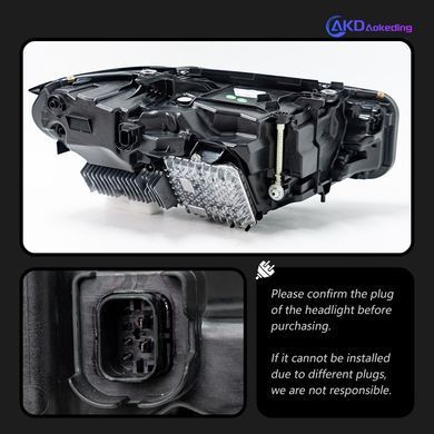 Передние тюнинг лед фары BMW G20 LCI 2023-2024 г.в. БМВ Г20, BMW, 3-Series, Новое, На штатные места