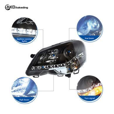 Передні лід фари для Volkswagen Polo/Vento 2006-2010 г. Волксваген Поло