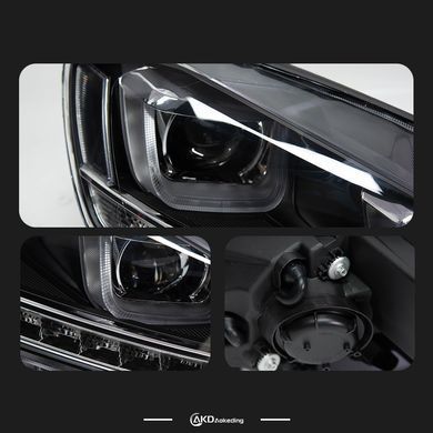 Передние тюнинг лед фары для Volkswagen Golf 7 2012-2019 г.в. Гольф 7, Volkswagen, Альтернативная оптика, Golf, Новое, На штатные места, GOLF VII (5G1) 2012-