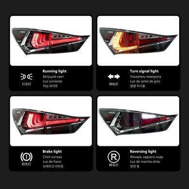 Задние тюнинг лед фонари для Lexus GS 2013-2020 г.в. Лексус ГС, Lexus, Альтернативная оптика, GS, На штатные места