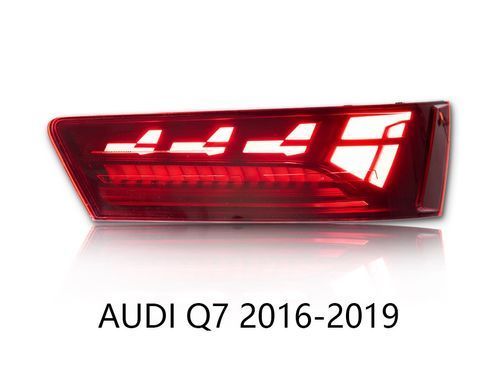 Задние тюнинг лед фонари Audi Q7 2016-2020 г.в. Ауди Ку7, Audi, Альтернативная оптика, Q7, Новое, На штатные места, Q7 (4M) 2015-