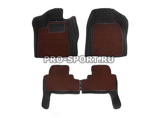 Коврики 3D VIP класса на липучках Lexus RX 2012 2010+ г.в.