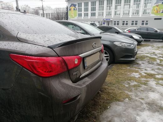 Спойлер багажника (шабля, лип спойлер) Infiniti Q50 2013 р.в. Інфініті до50