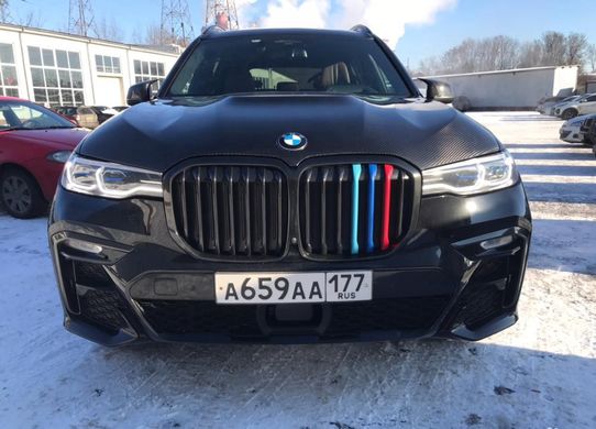 Капот карбоновый BMW X7 Renegade Design, Черный, BMW, Капот, Не требуется, Карбон, X7, Новое, На штатные места, X7