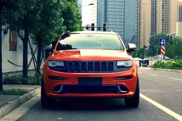 Тюнинг обвес Jeep Grand Cherokee 2014-2016 г.в. в стиль SRT, Черный, Jeep, Комплект обвеса, Требуется, Полипропилен, Grand Cherokee, Новое, На штатные места, GRAND CHEROKEE IV (WK, WK2) 2010-