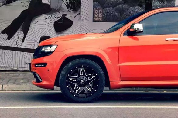 Тюнинг обвес Jeep Grand Cherokee 2014-2016 г.в. в стиль SRT, Черный, Jeep, Комплект обвеса, Требуется, Полипропилен, Grand Cherokee, Новое, На штатные места, GRAND CHEROKEE IV (WK, WK2) 2010-